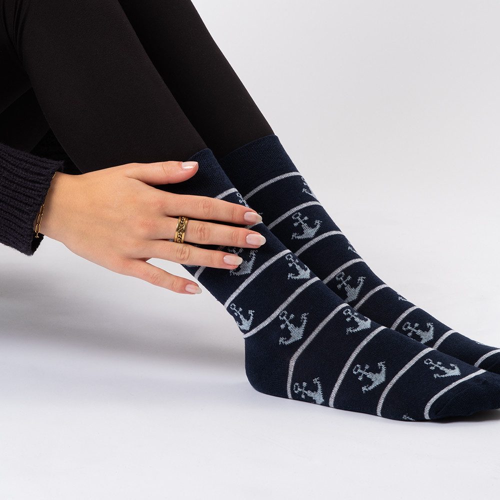 OCCULTO Basicsocken Damen Baumwollsocken 10er Pack (Modell: Lotte) (10-Paar)
