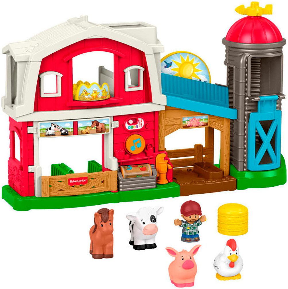 Fisher-Price® Lernspielzeug Little People Bauernhof (D, F, E, I, DU), mit Sound