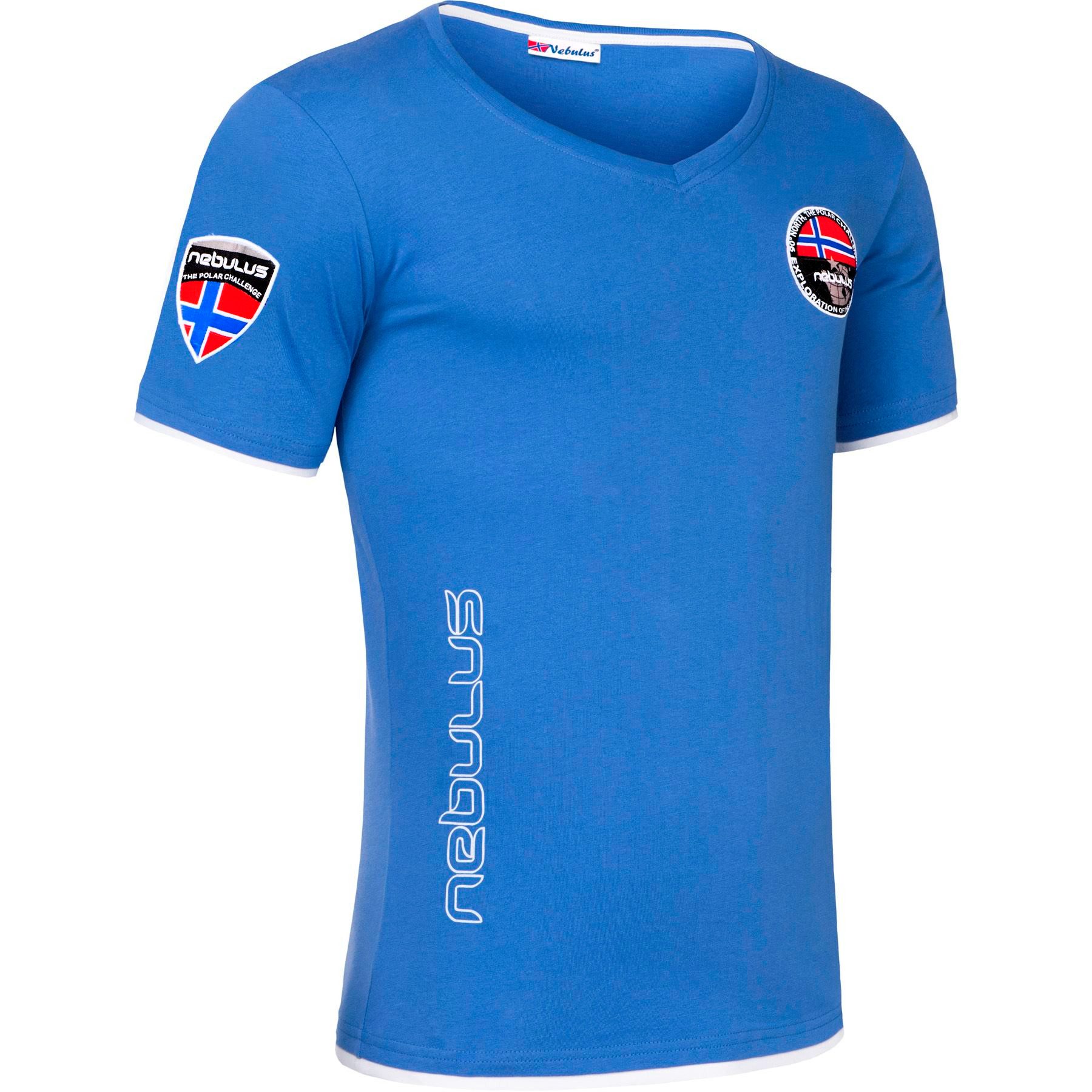 T-Shirt POWERS, P4068 - Herren, amparoblau, L
