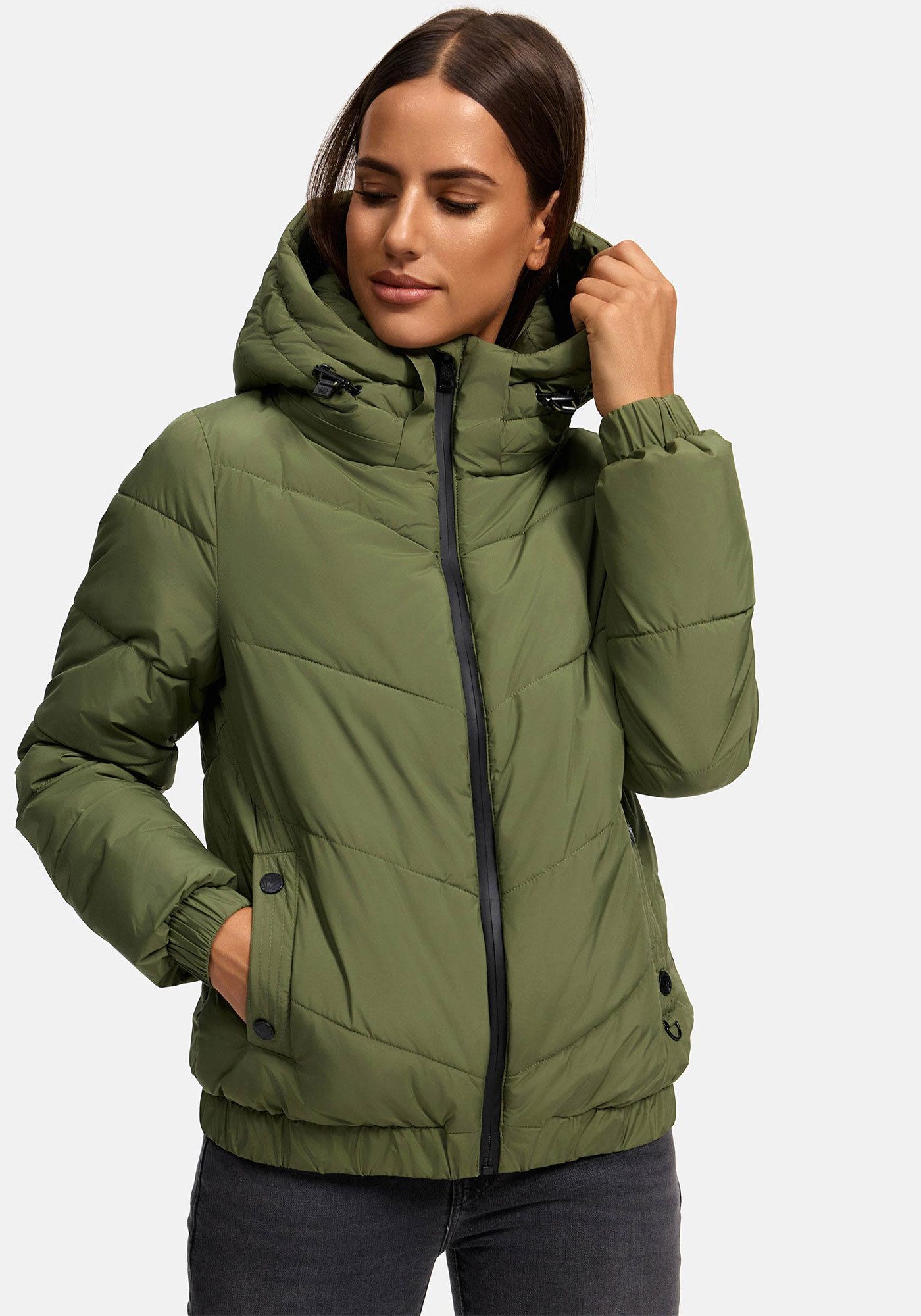 Marikoo Winterjacke Nayanaa mit abnehmbarer Kapuze