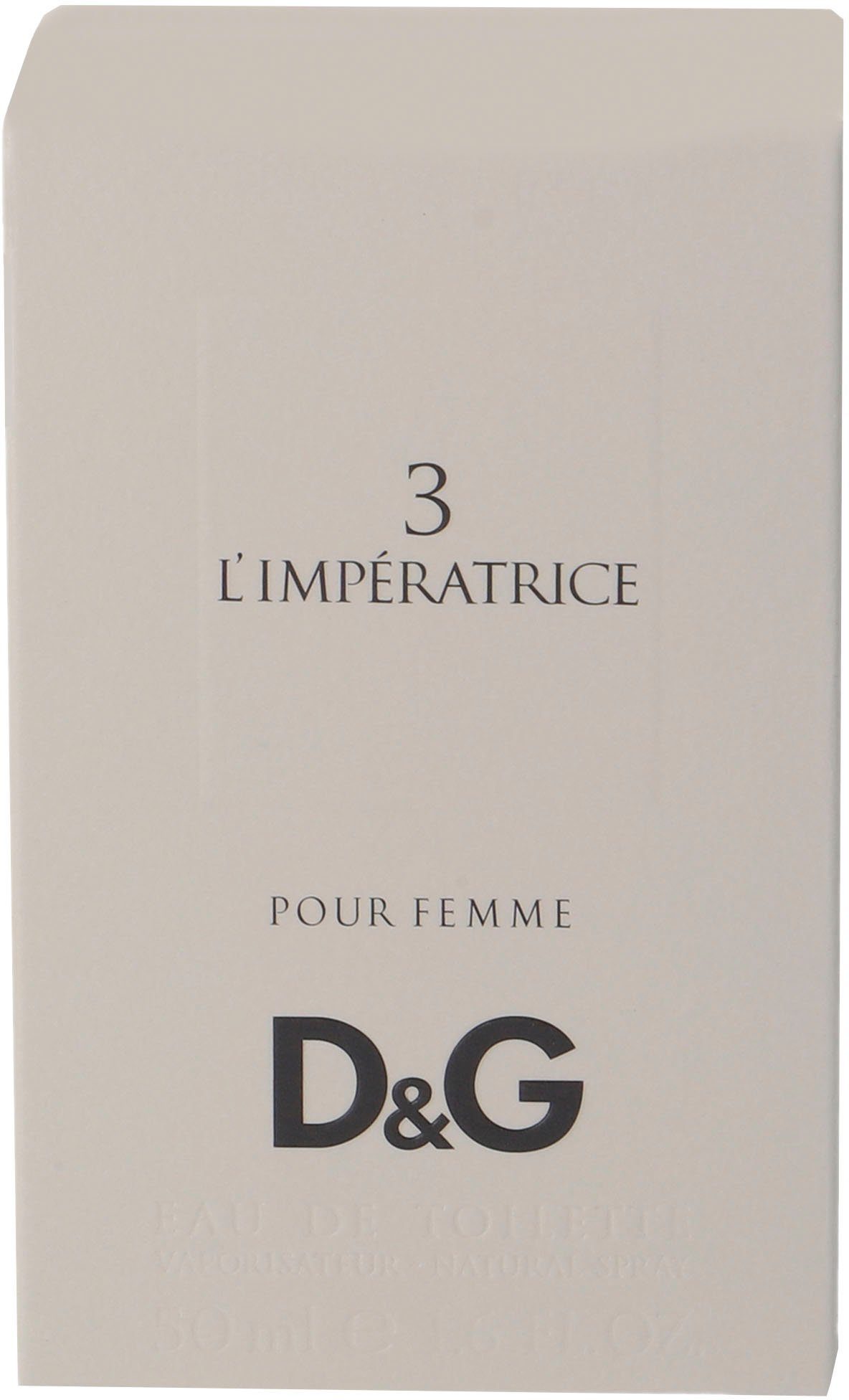 DOLCE & GABBANA Eau de Toilette L'IMPÉRATRICE, mit exotischen Früchten