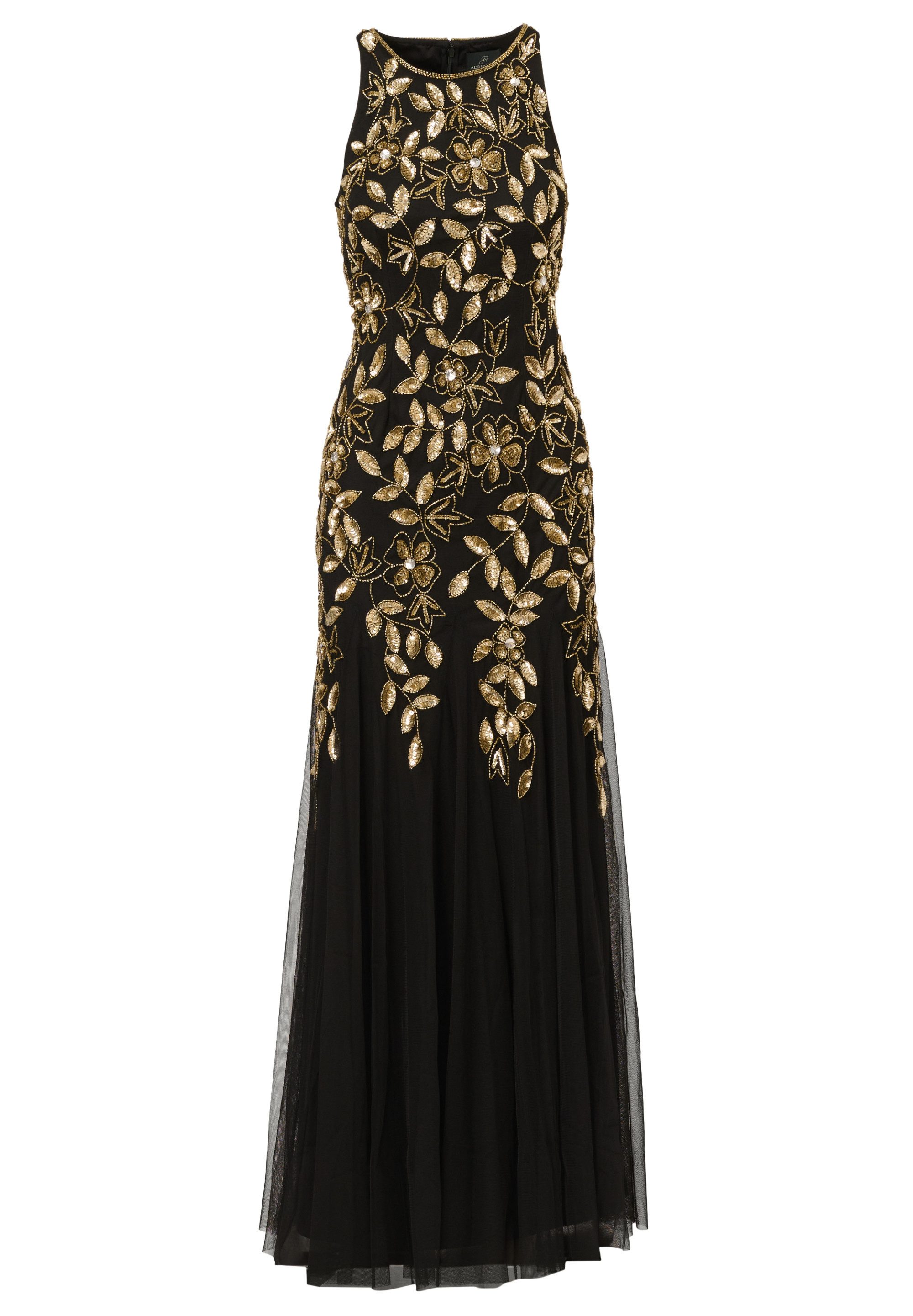 Adrianna Papell Abendkleid Halter Bead Godet günstig online kaufen