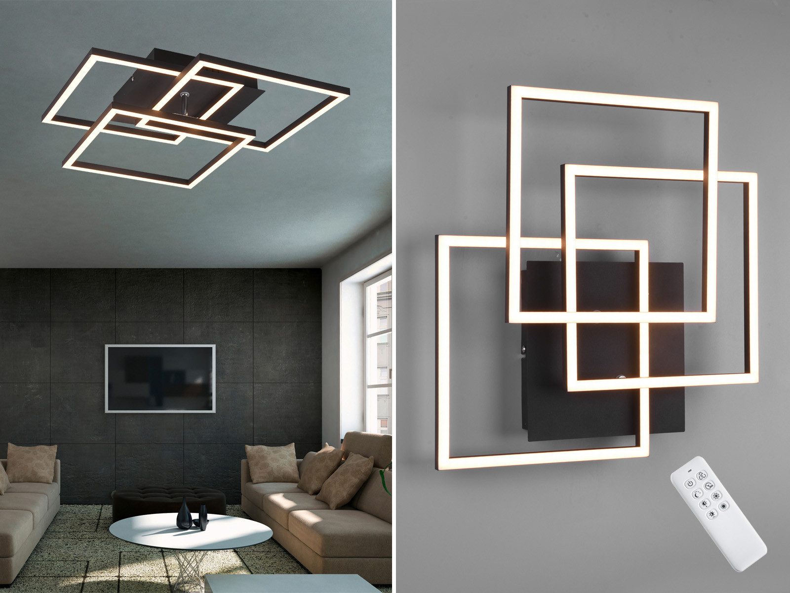Reality Leuchten LED Deckenleuchte, Nachtlichtfunktion Memoryfunktion, günstig online kaufen