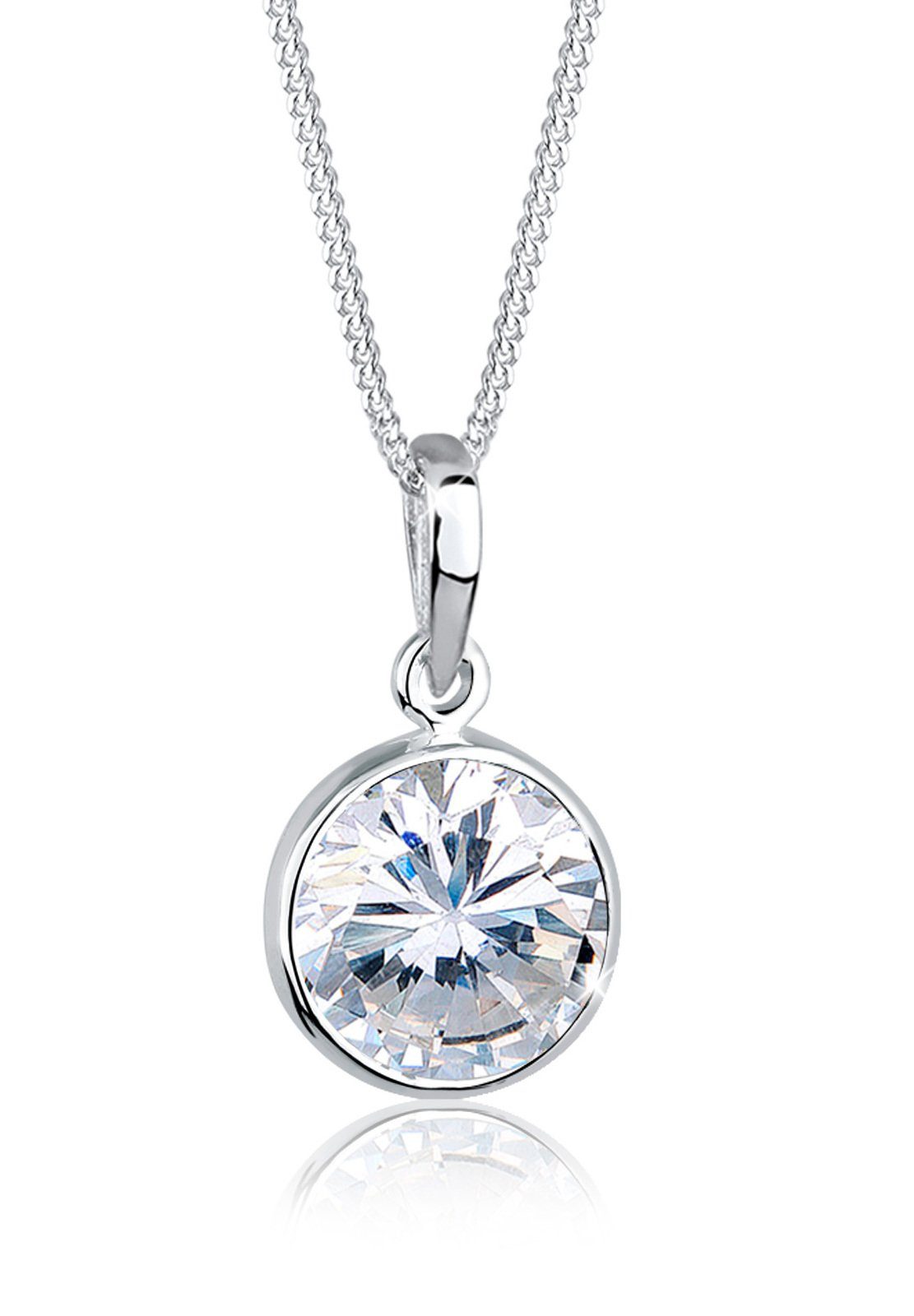 Elli Kette mit Anhänger Solitär Zirkonia günstig online kaufen