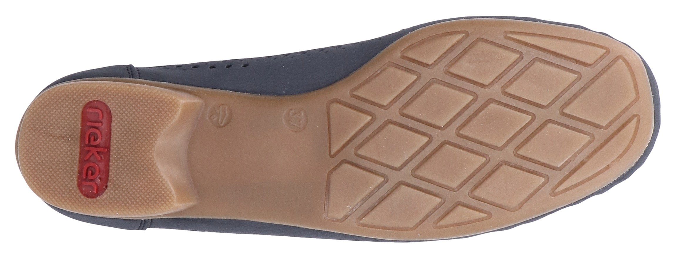 Rieker Mokassin Slipper, Sommerschuh mit toller Schmuckspange