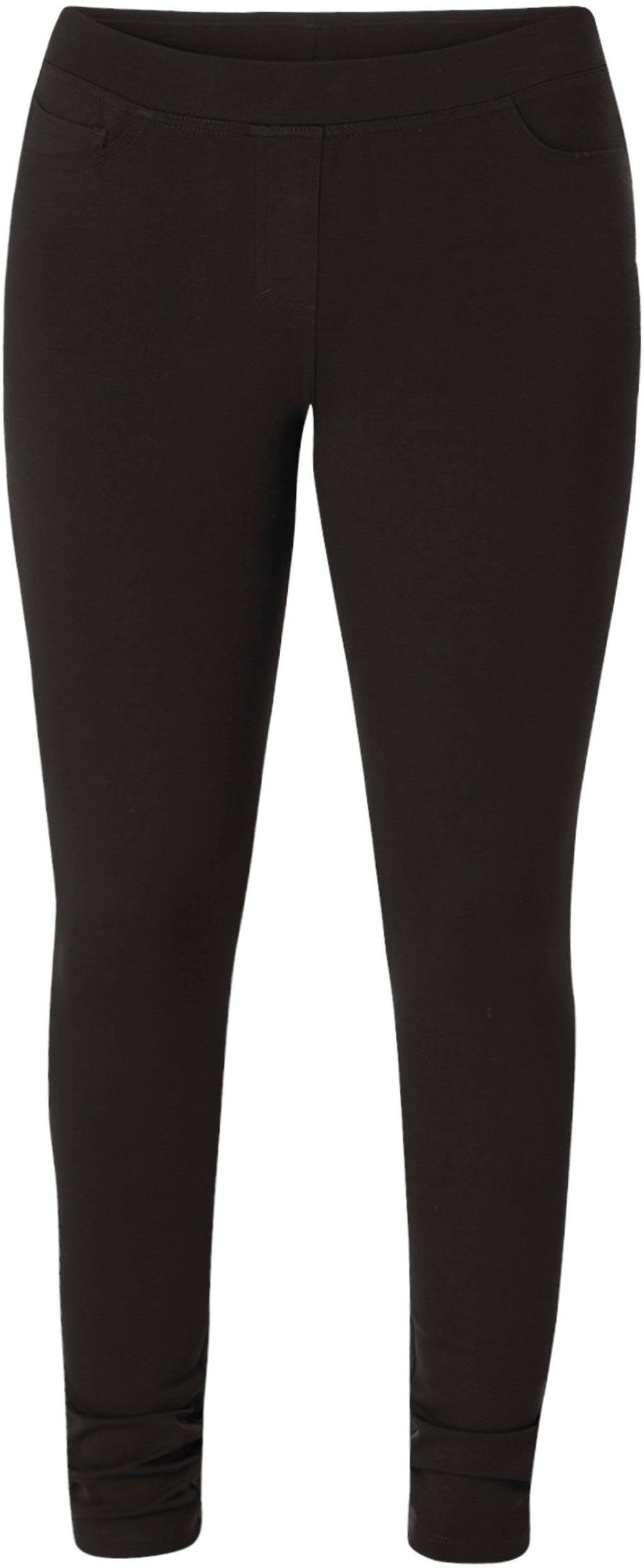 Base Level Curvy Jeggings Arnika mit Badge. € 54,95