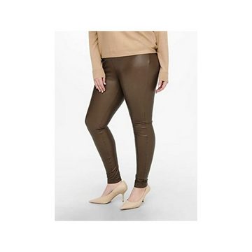 ONLY CARMAKOMA Leggings braun regular (1-tlg)