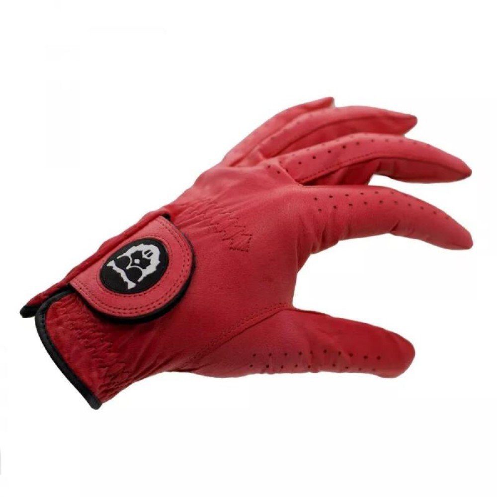 Beaver Golf Golfhandschuh Beaver Golf Golfhandschuh Herren Rot Linke Hand Modernes Design