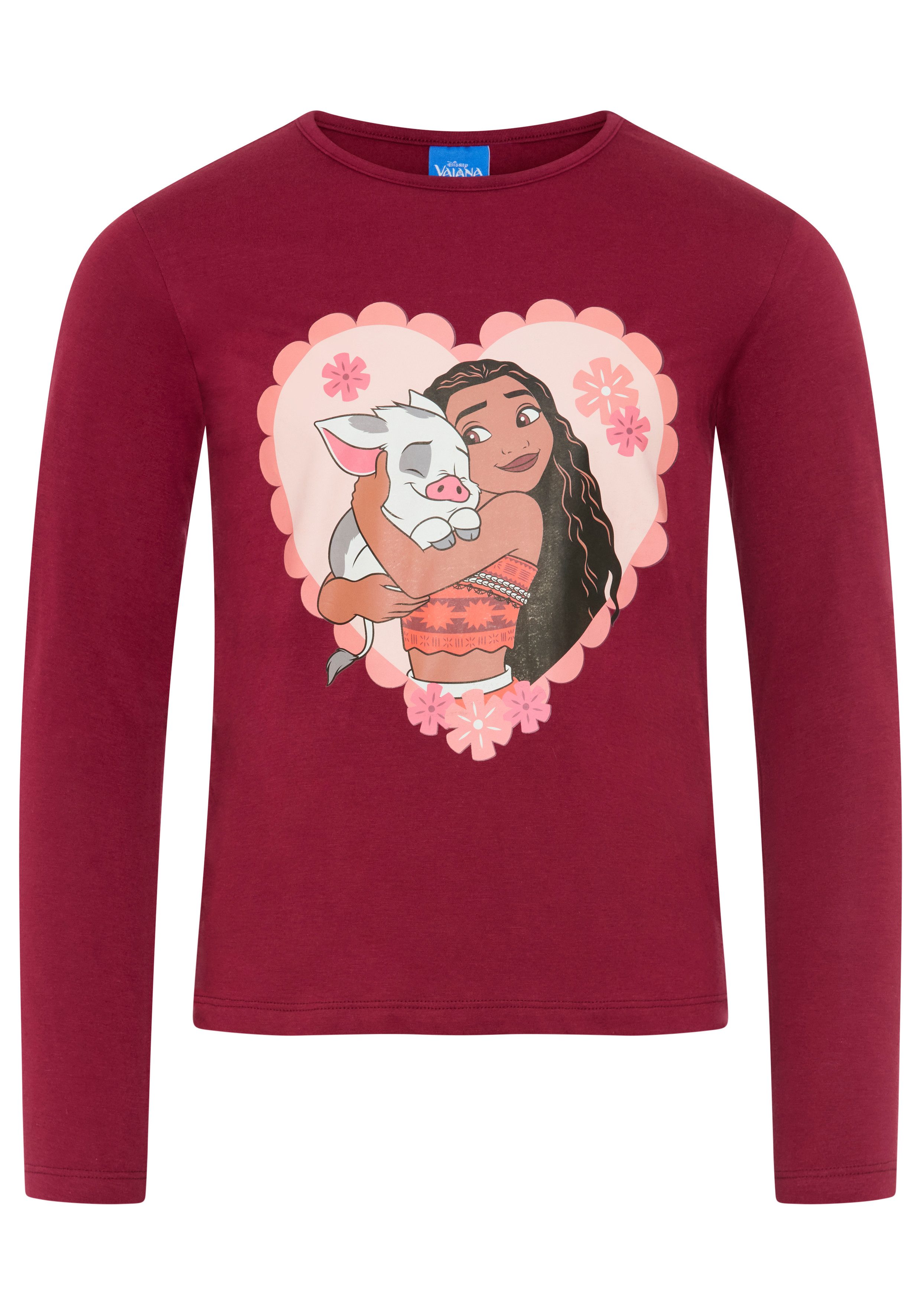 KIDSWORLD Langarmshirt VIANA Shirt, Disney Disney-Shirt, langarm, hüftlange Basic-Passform, bedruckte Optik – Bild 5 von 5