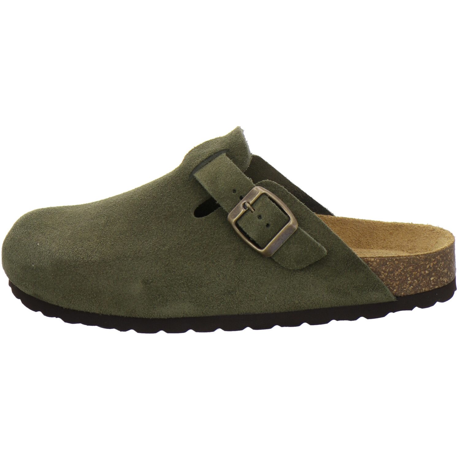 AFS-Schuhe 290088 Clogs Pantolette für Damen aus Leder mit Fußbett, Hausschuhe Made in Germany
