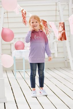 KIDSWORLD Longsweatshirt LOVE im Farbverlauf mit Kapuze