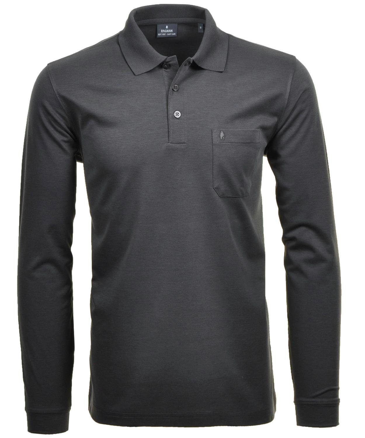 Langarm-Poloshirt Basic