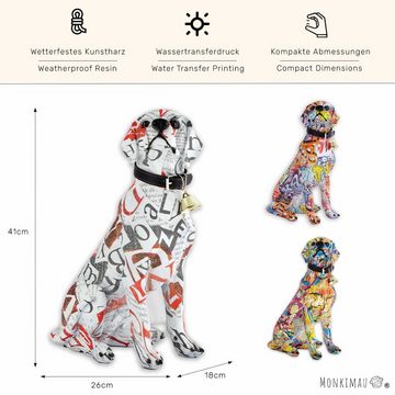 Monkimau Tierfigur Labrador Retriever Figur - Deko Figuren Tiere Dekoration Wohnzimmer (Packung)