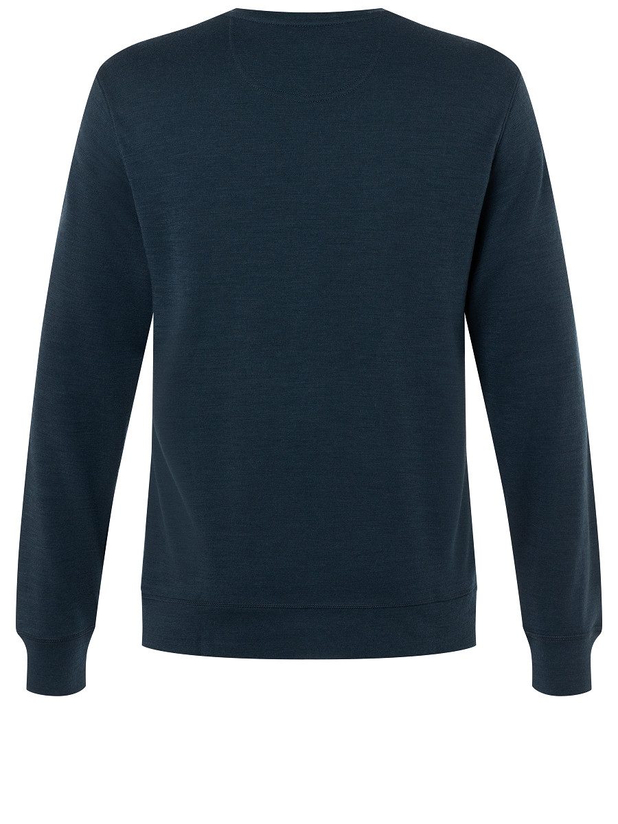 SUPER.NATURAL Sweatshirt für Herren, nachhaltig, Merino SOLUTION BIO CREW modern