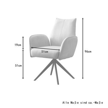 Jiexi Polsterstuhl Stoffstühle (1), drehbar, Ergonomie