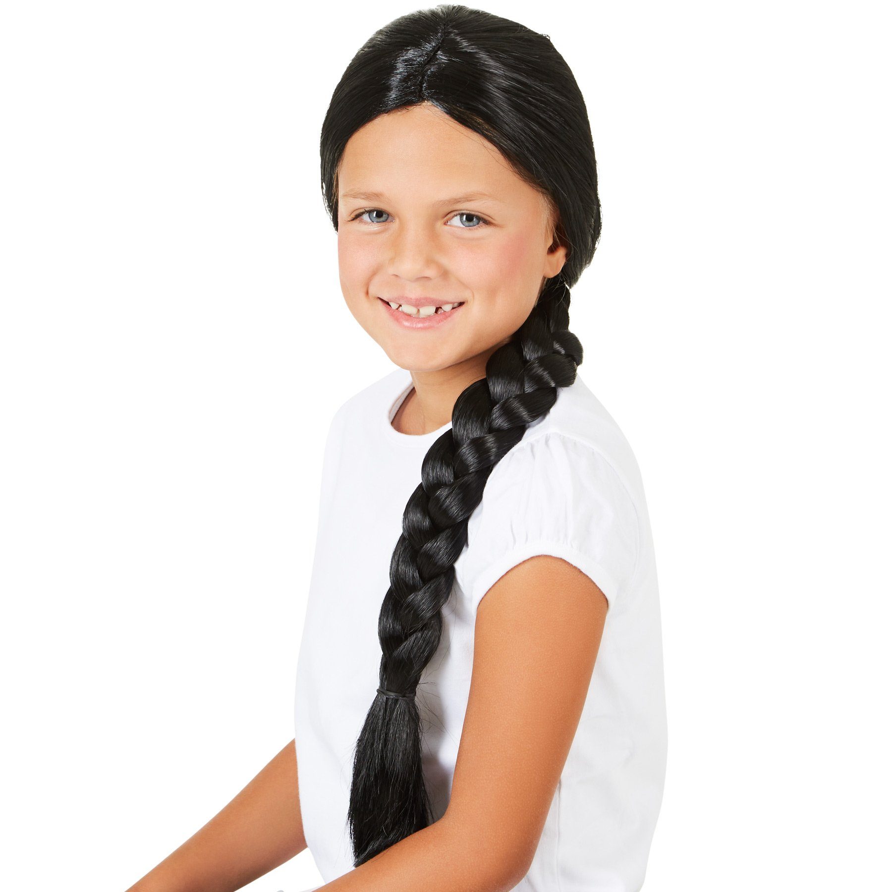 dressforfun Kostüm-Perücke Kinderperücke langer Zopf