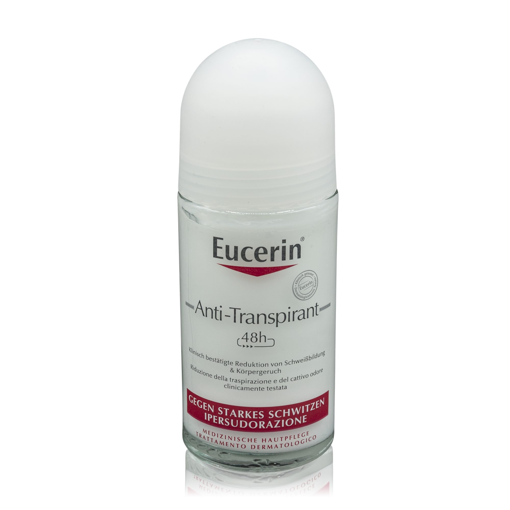Eucerin Deo-Roller Eucerin Anti-Transpirant 48h gegen starkes Schwitzen -  Roll-On, Gegen starkes Schwitzen.
