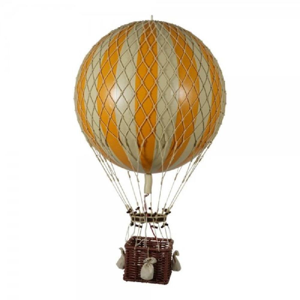 Skulptur AUTHENTHIC MODELS Ballon Royal Aero Orange Ivory (32cm)