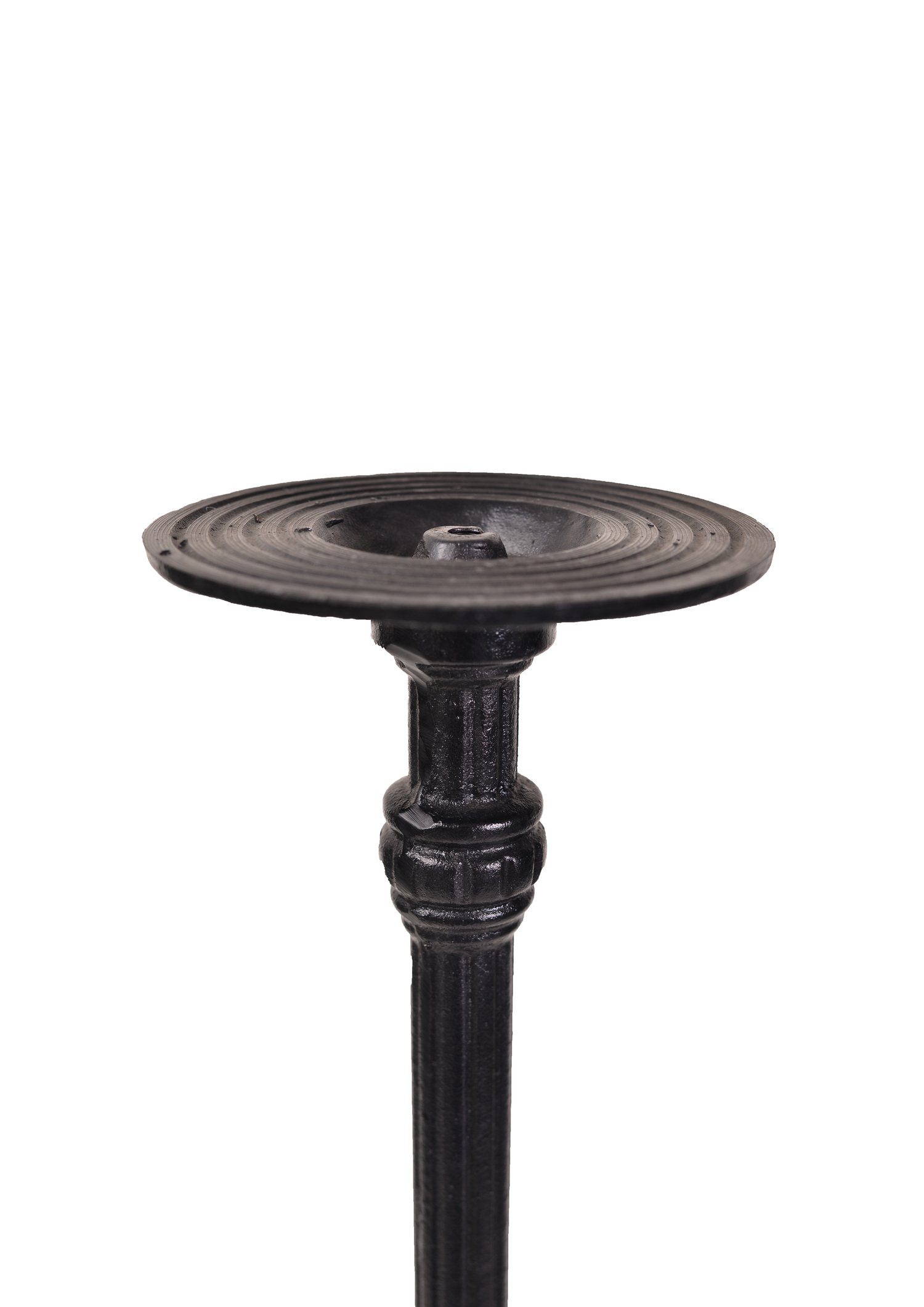 TPFLiving Tischgestell Horatius - für Tischplatten bis ca. 60 cm Durchmesser (für runde oder quadratische Tischplatten, Tischplattenträger - Tischbeine), Gusseisen - schwarz - Breite: 50 cm, Höhe: 108 cm, Tiefe: 50 cm