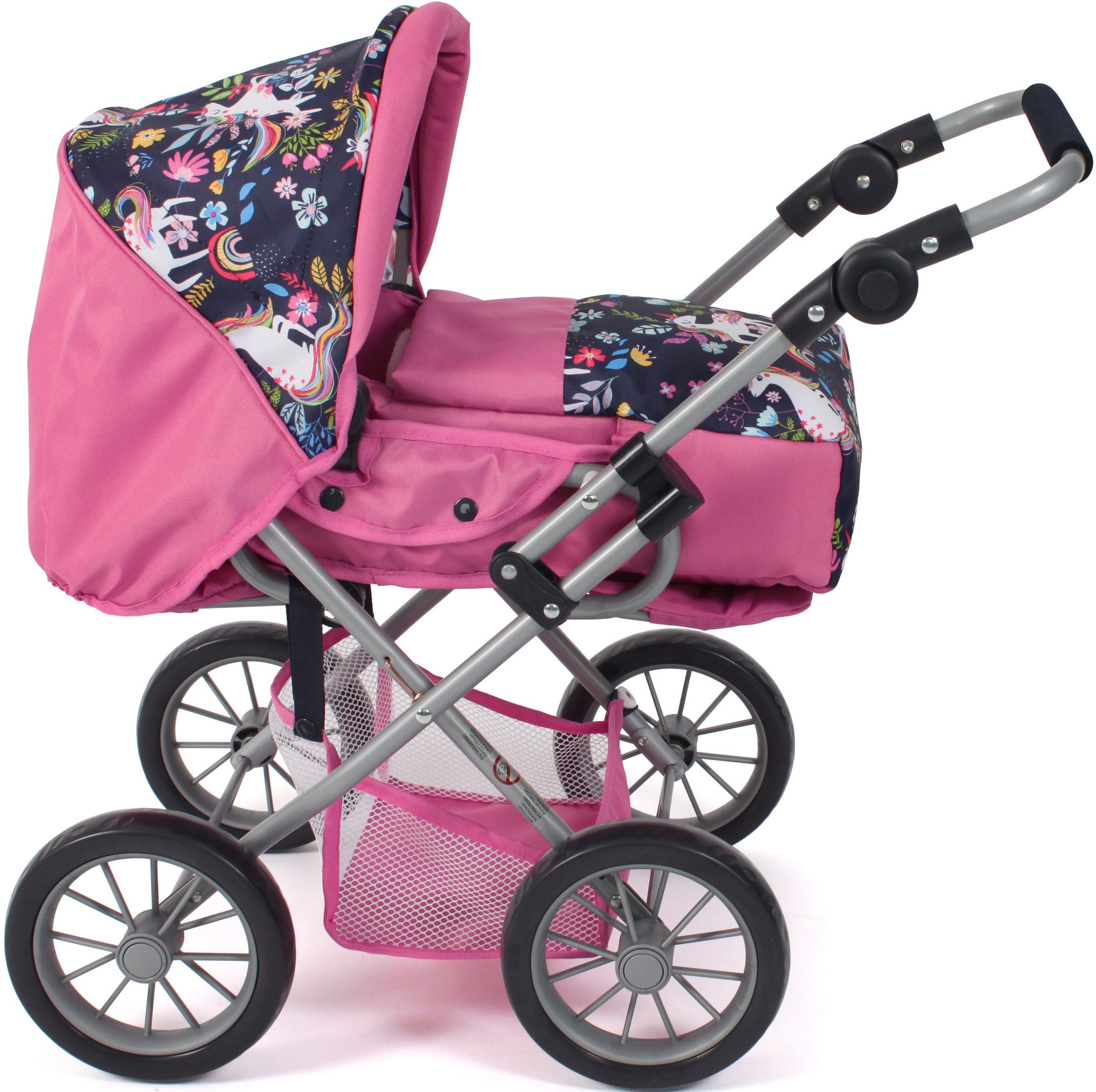CHIC2000 Kombi-Puppenwagen Leni, Einhorn, mit herausnehmbarer günstig online kaufen