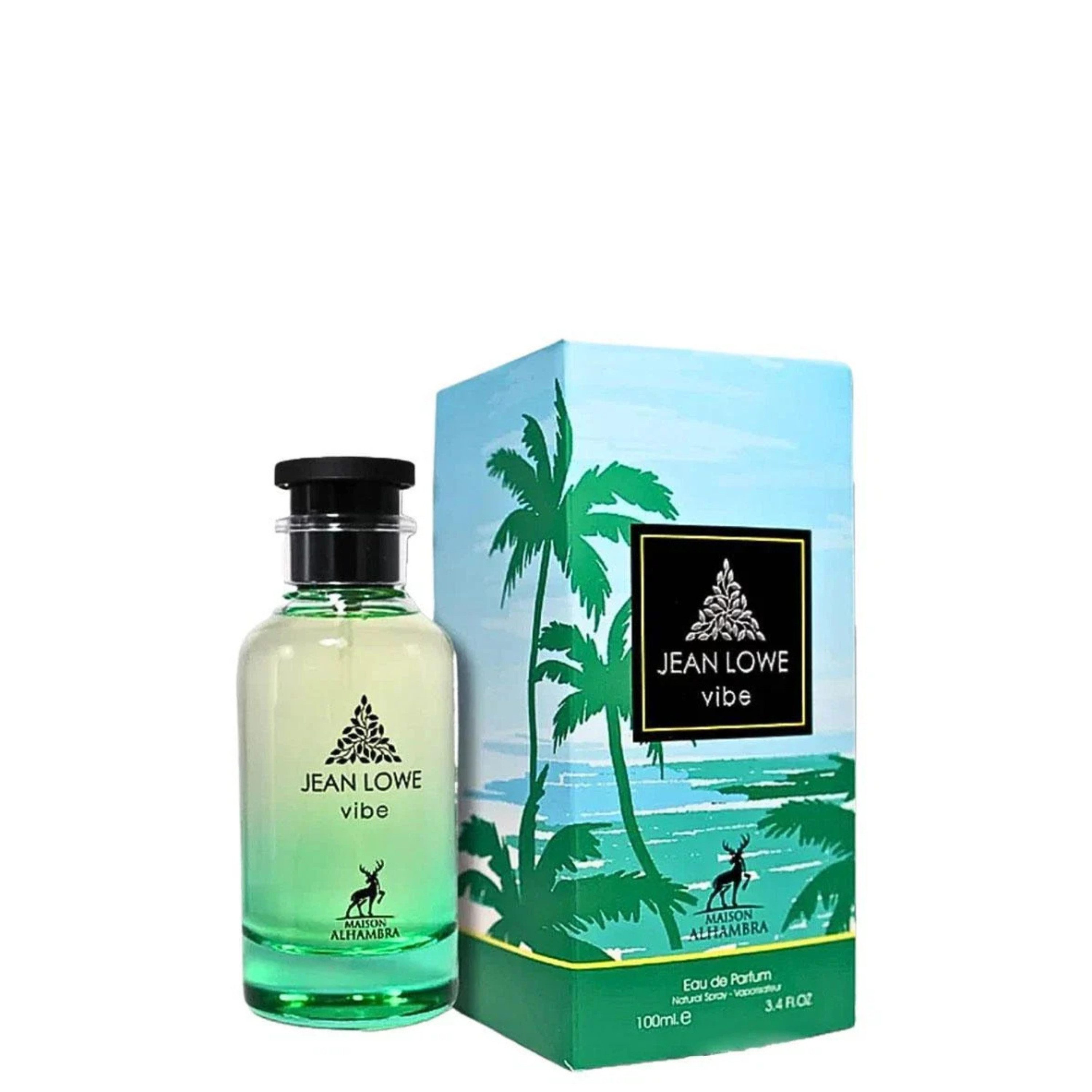 Maison Alhambra Eau de Parfum Jean Lowe Vibe Eau de Parfum 100 ml, Frischer Sommerduft mit tropischem Flair