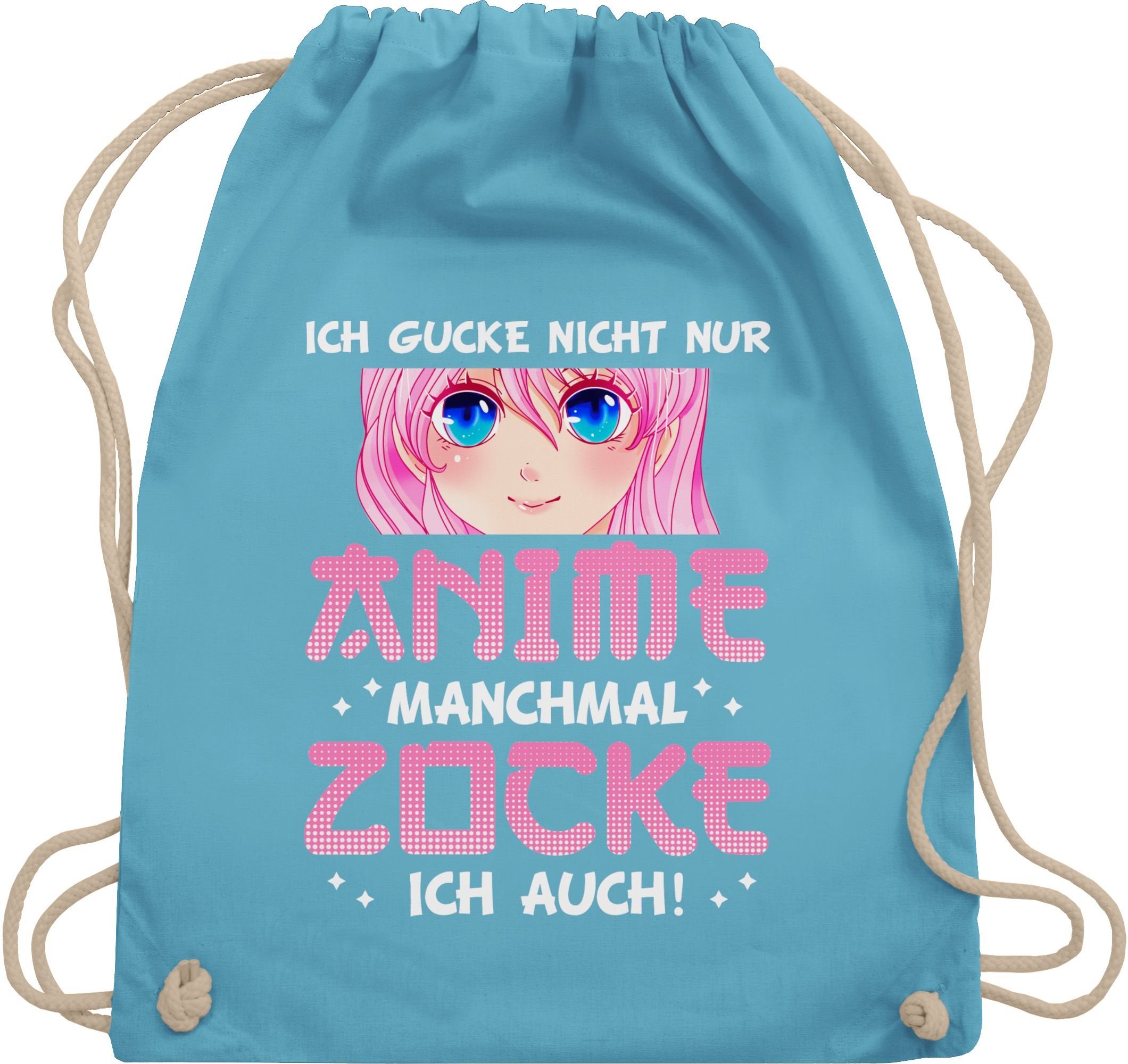 Turnbeutel Ich gucke nicht nur Anime manchmal zocke ich auch - Manga Fans Anime G