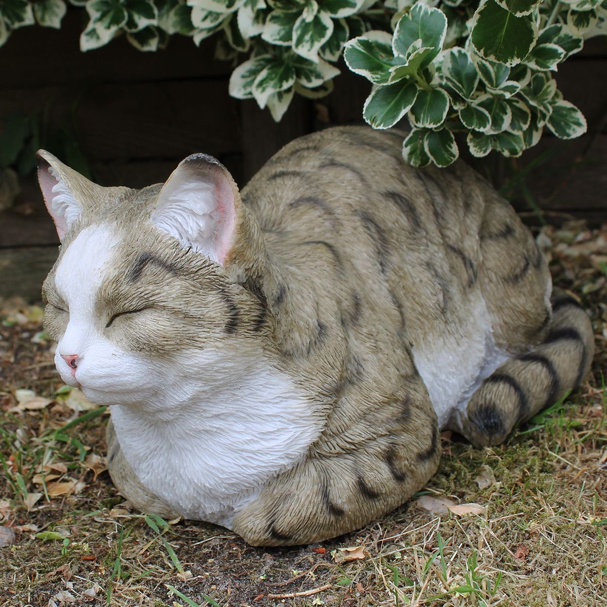 colourliving Tierfigur Deko Katze lebensecht Katzenfigur Emma