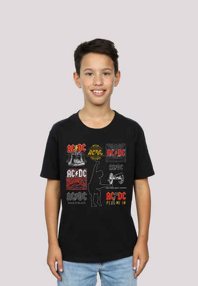 F4NT4STIC T-Shirt ACDC Logos für Kinder & Herren Print