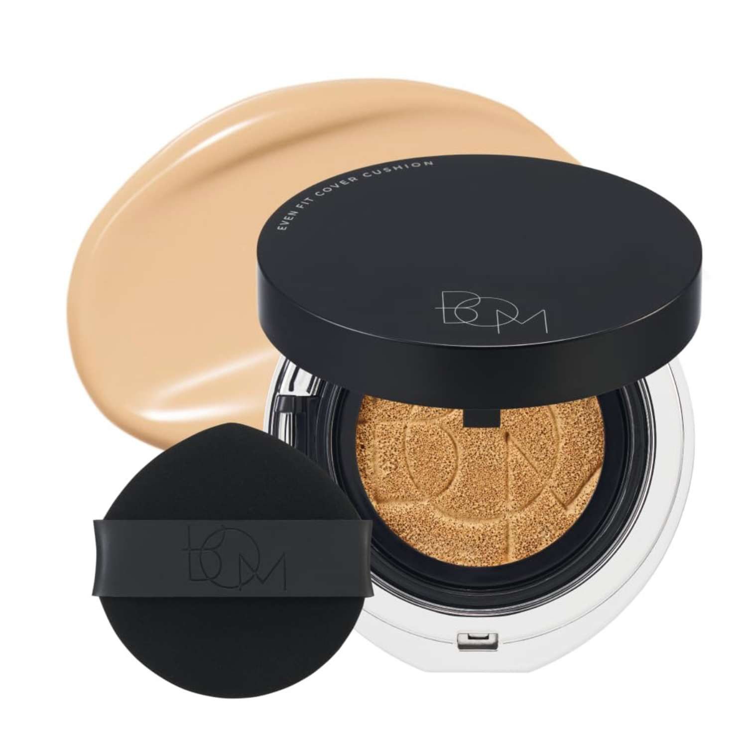 Beauty of Majesty Make-up Even Fit Cover Cushion 23N Beige 15g – K-Beauty Cushion Foundation mit, mittlerer Abdeckung, 24h Halt, semi-mattem Finish und 68%, Skincare-Inhaltsstoffen – Hyaluronsäure, Ceramide