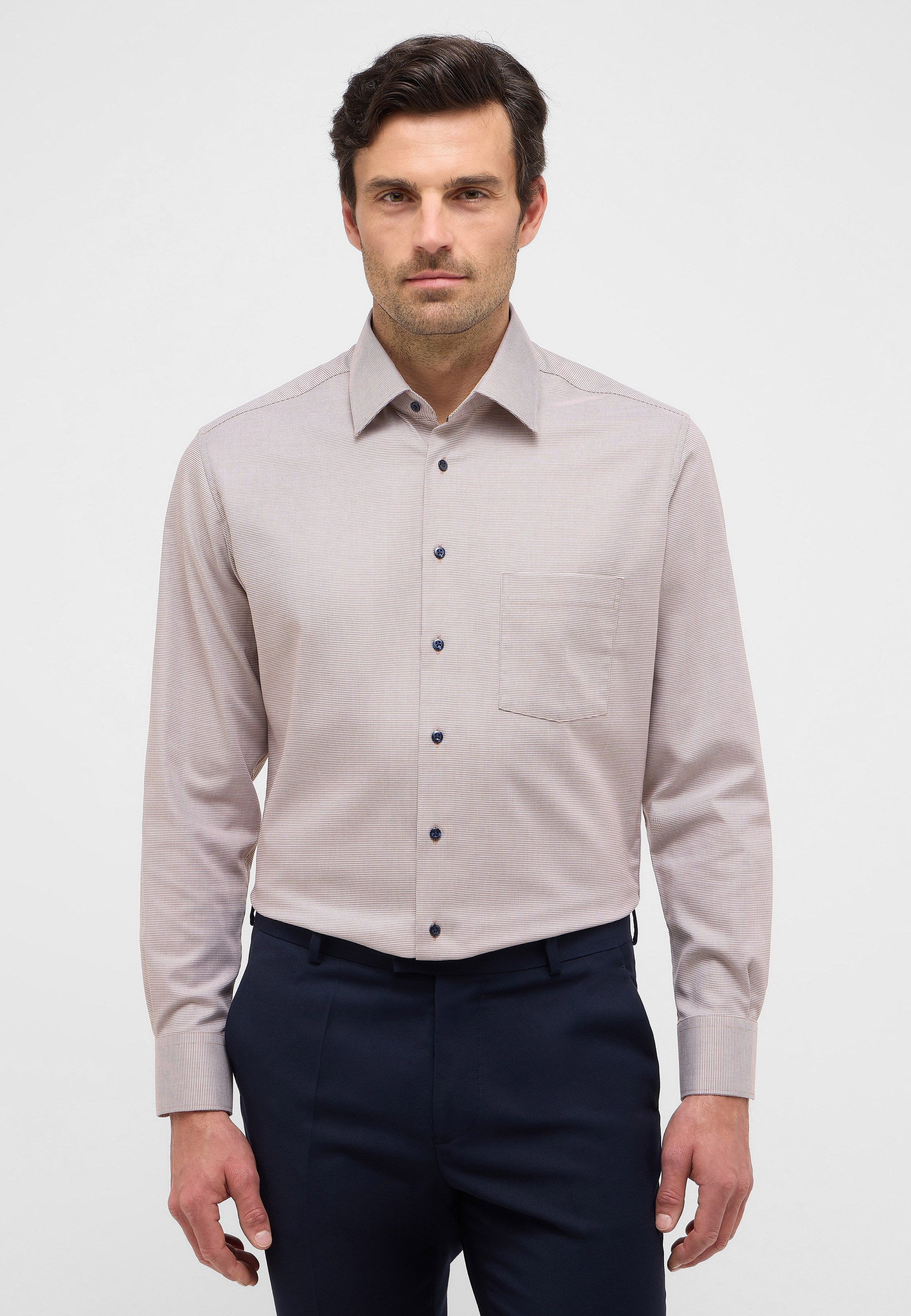 Eterna Langarmhemd MODERN FIT NON IRON günstig online kaufen