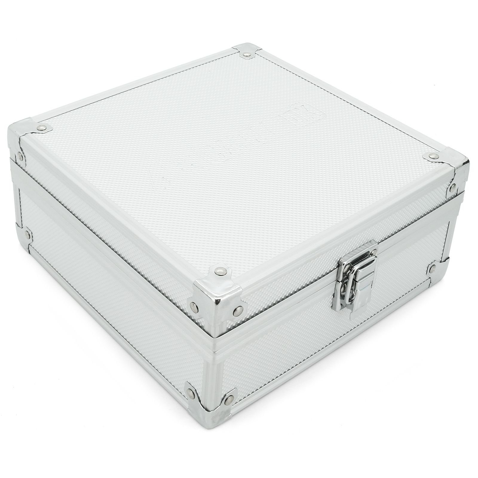 ECI Tools Werkzeugkoffer Aluminium Koffer Silber Box mit Schaumstoffeinlage 200 x 200 x 90 mm