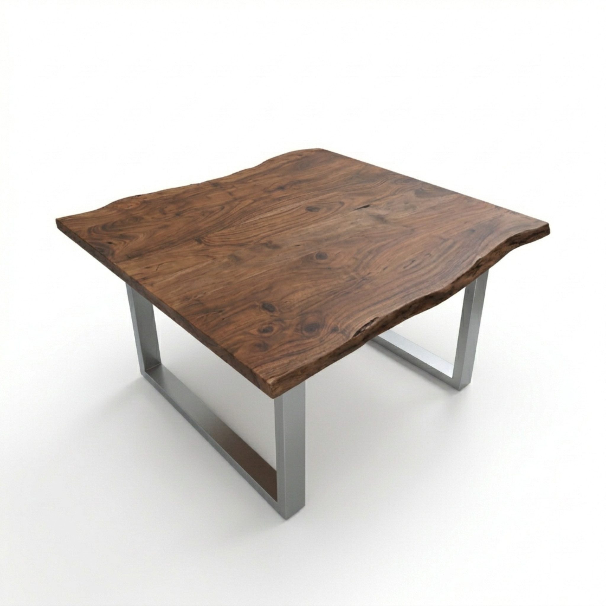 SAM® Baumkantentisch Kapalua, Baumkante, Akazienholz massiv, nussbaumfarben, bis 3 Meter lieferbar