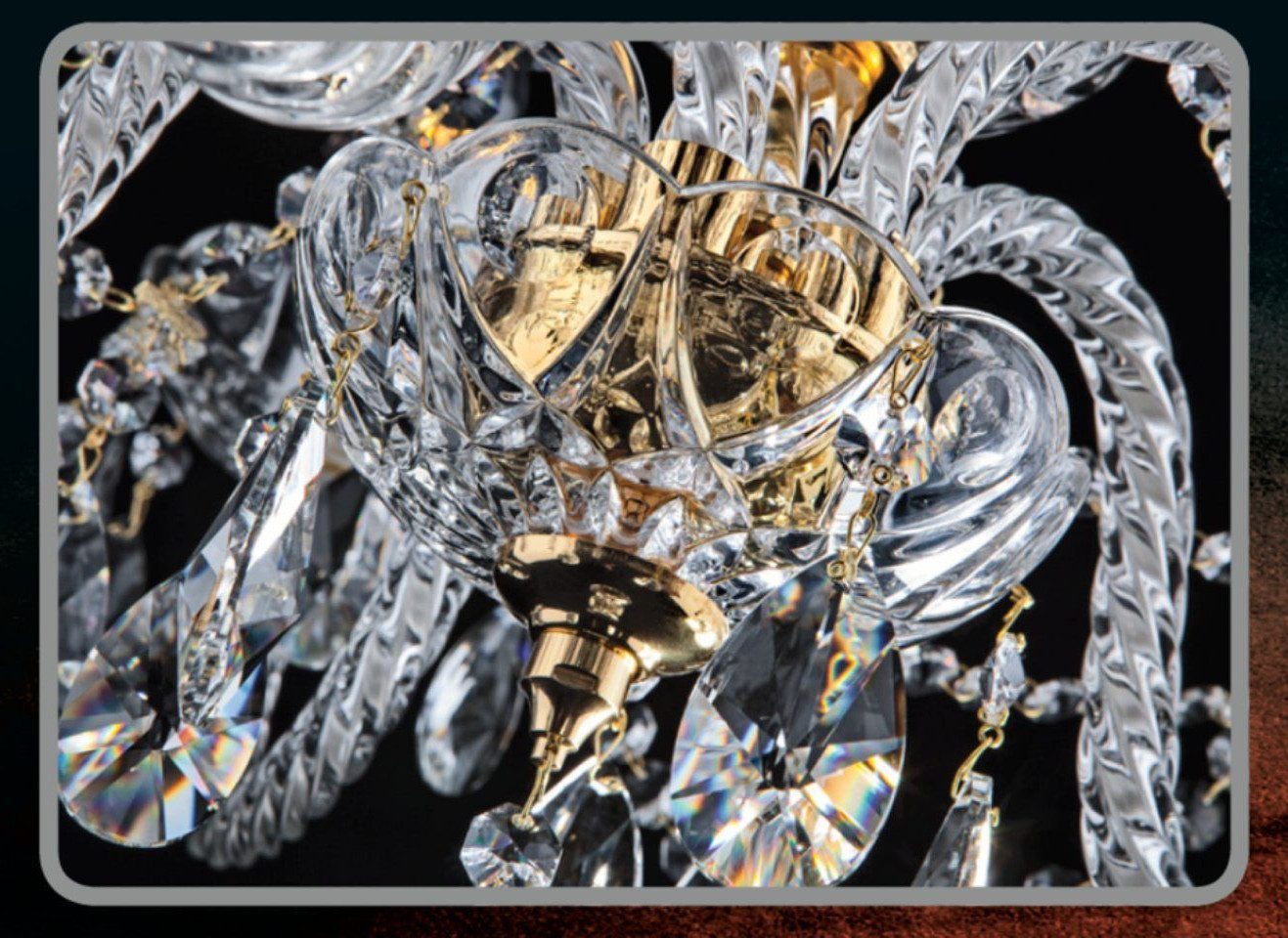 Xlmoebel Kronleuchter Kronen Lüster Lampe Deckenleuchte Kristall Beleuchtung Klassik, Hergestellt in Europa