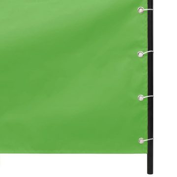 furnicato Sonnenschirm Balkon-Sichtschutz Hellgrün 80x240 cm Oxford-Gewebe