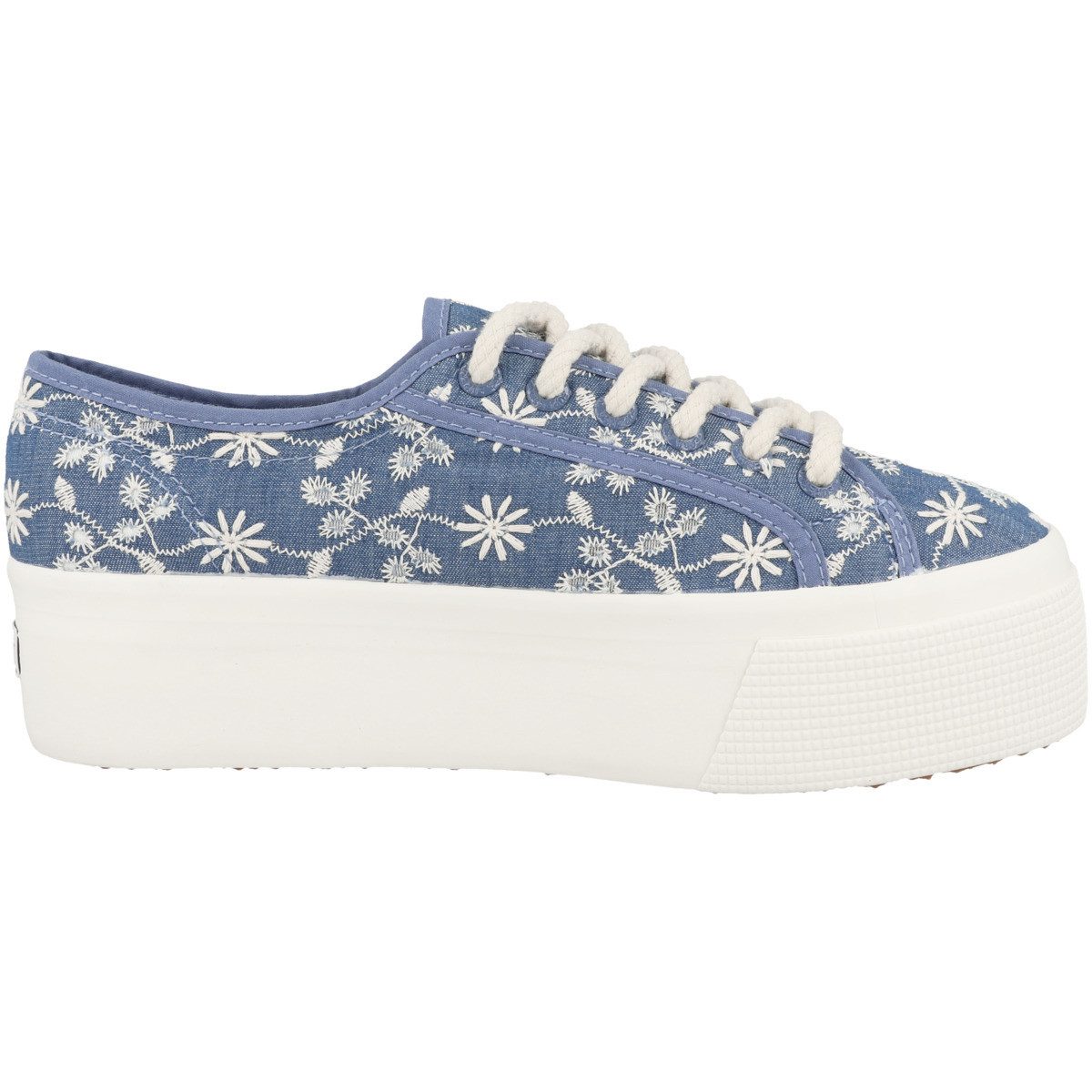 Superga 2790 Platform Sangallo Damen Sneaker Turnschuhe, Sportschuhe, Freizeitschuhe, Halbschuhe, Schnürschuhe