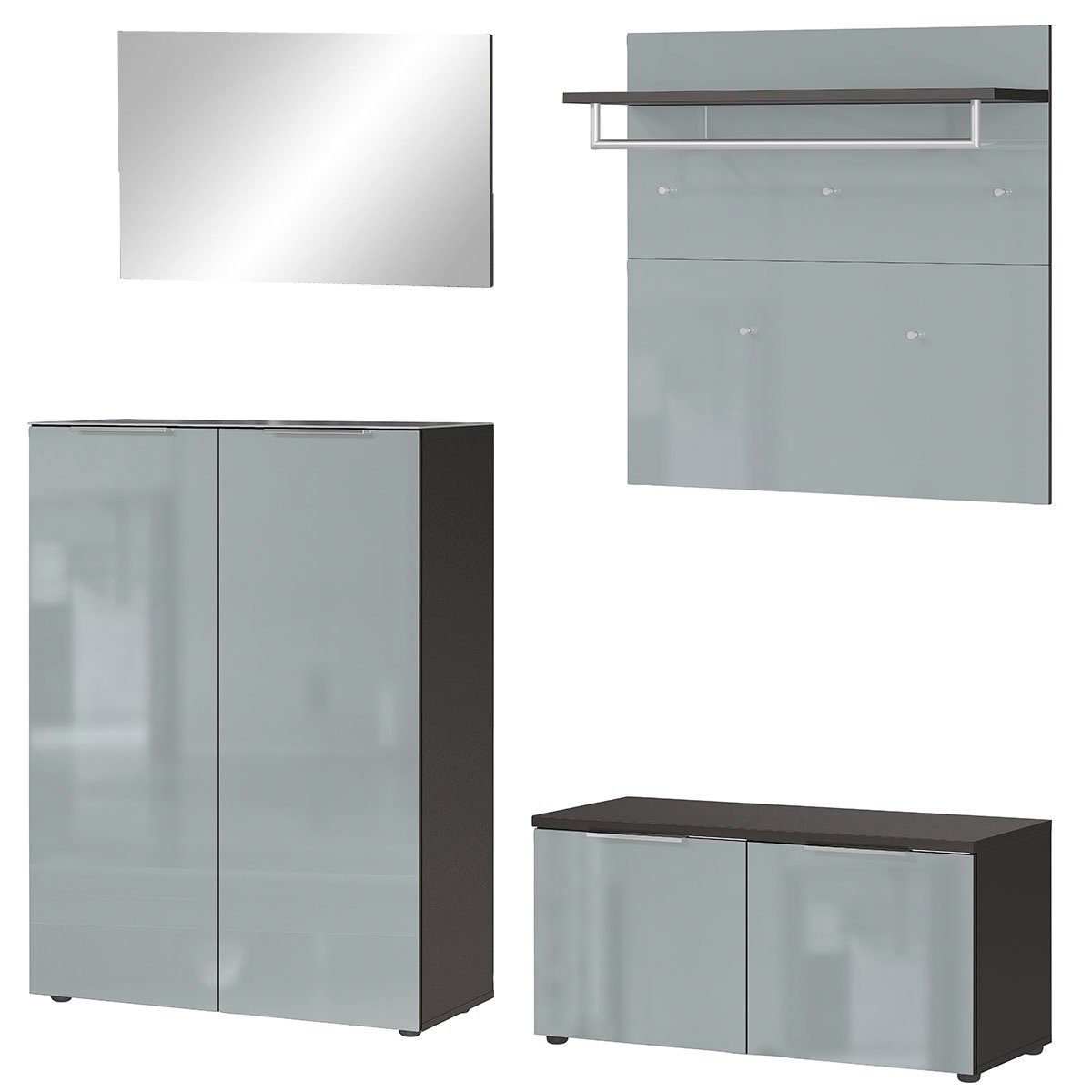 GERMANIA Garderoben-Set Oakland, (4-St)