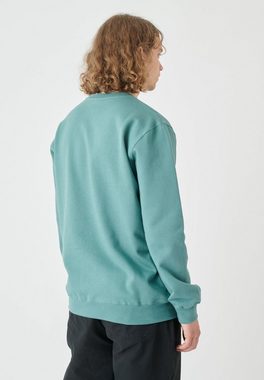 Cleptomanicx Sweatshirt Embro Gull mit kleiner Möwen-Stickerei