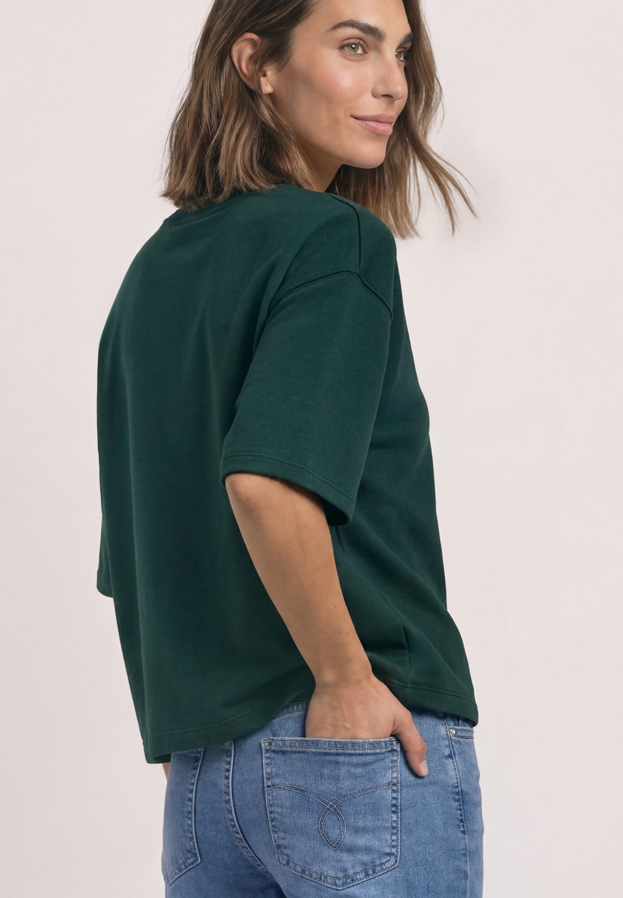 STREET ONE Sweatshirt mit Rundhalsausschnitt