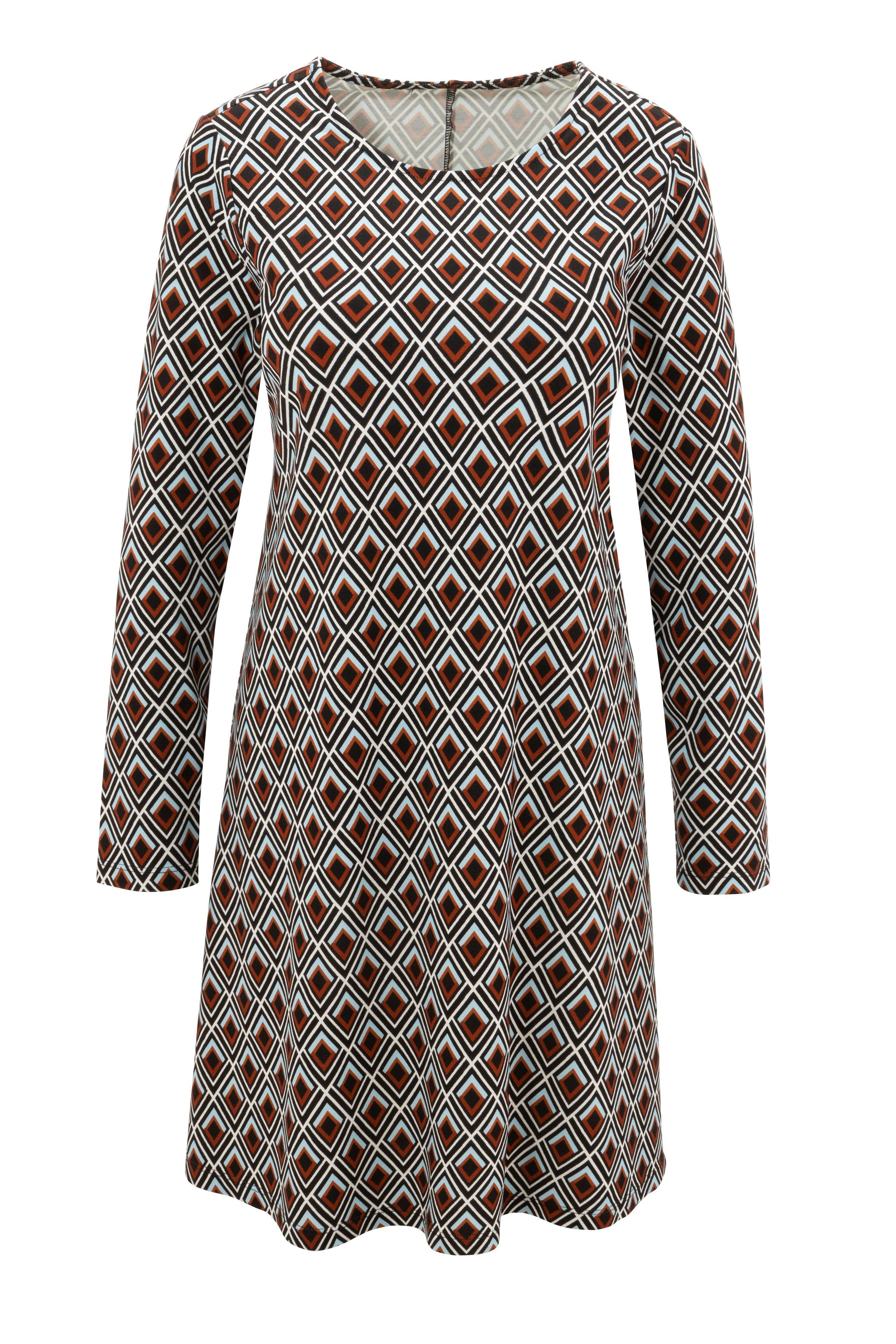Aniston SELECTED Jerseykleid in leichter A-Linien-Form
