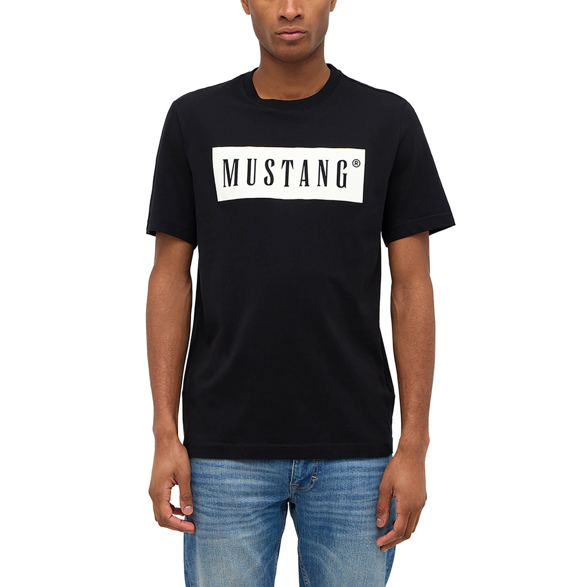 MUSTANG T-Shirt Herren T-Shirt 3er Pack Baumwolle Style Austin 3P (Packung, 3er Pack)