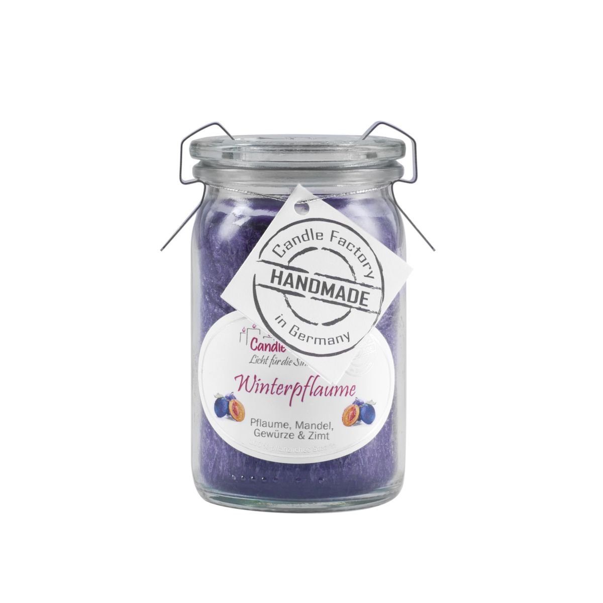 Candle Factory Candle to GO Verschillende soorten stearine in glas met schroefsluiting (wilde vijg