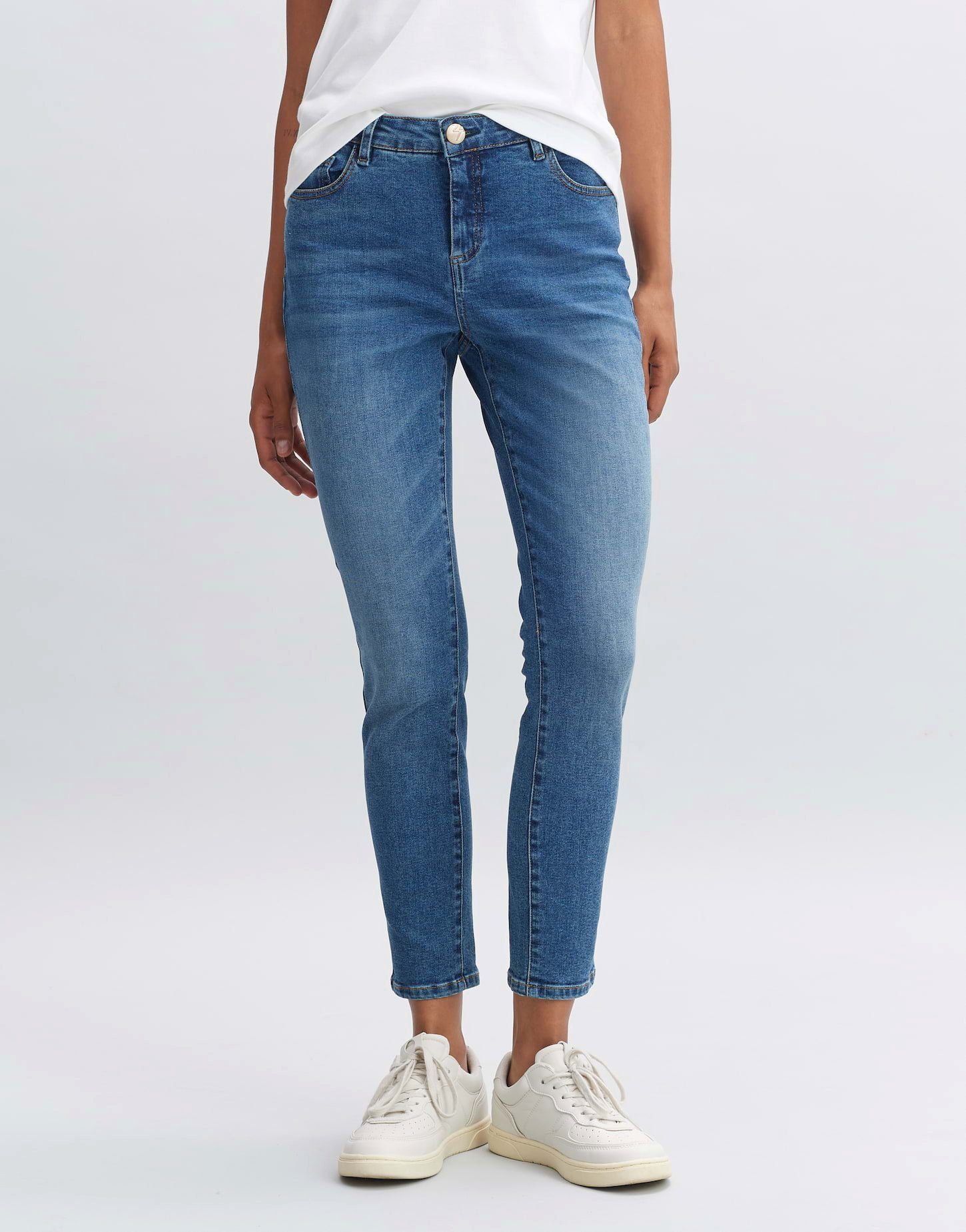 OPUS 5-Pocket-Jeans 'Evita vintage'