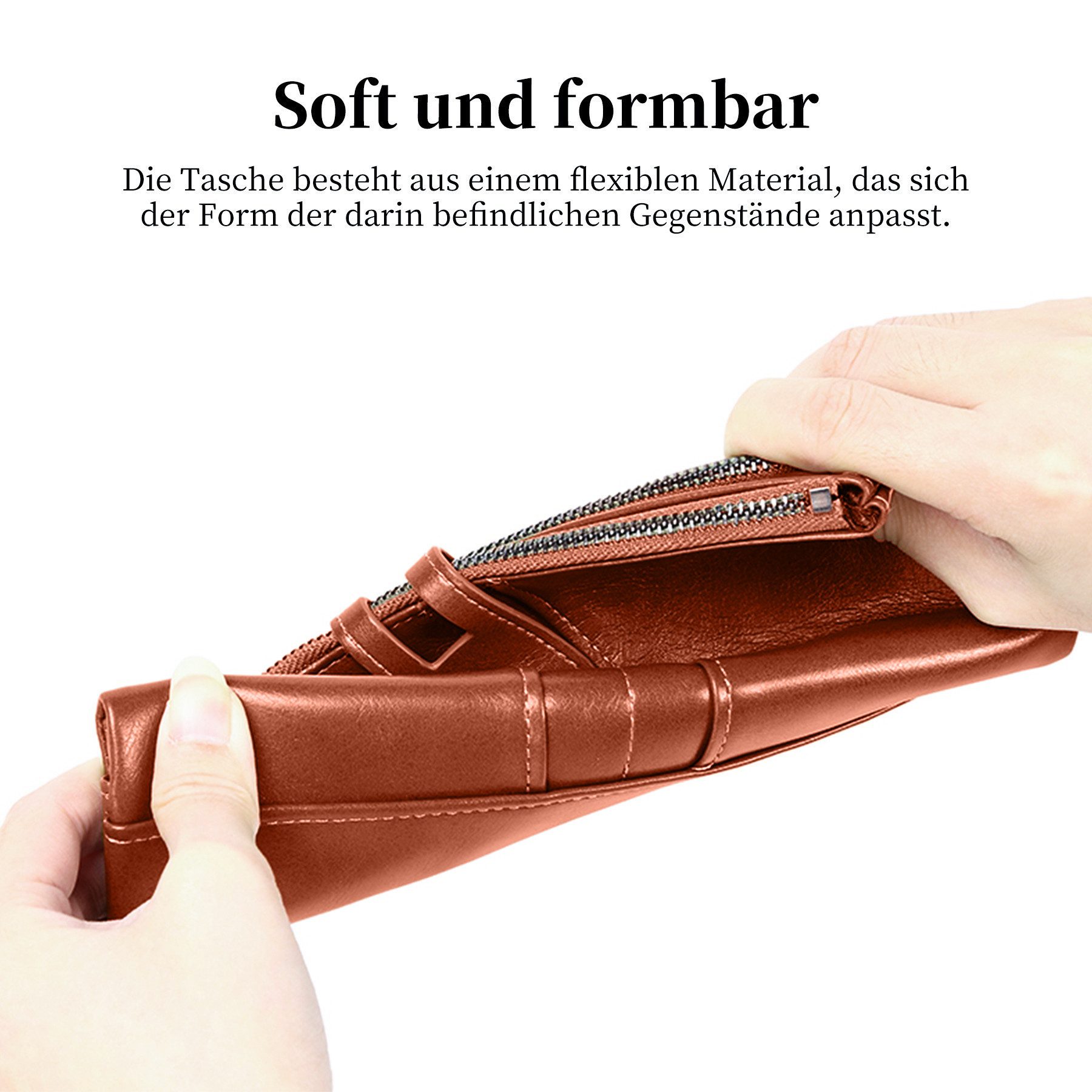 Mutig Geldbörse Geldbörse Damen, viele Kartenfächer, große Vintage Leder Ge günstig online kaufen