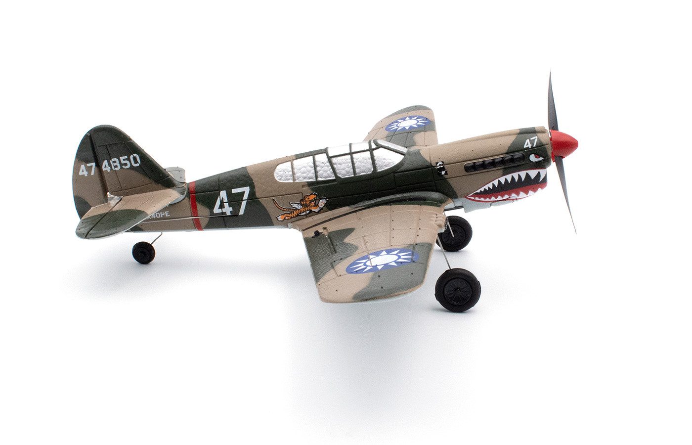 Thumbnail - Robitronic RC-Helikopter Modster MDX P-40 Warhawk Warbird RC Flugzeug RTF inkl. 6-Achs-Fluglag