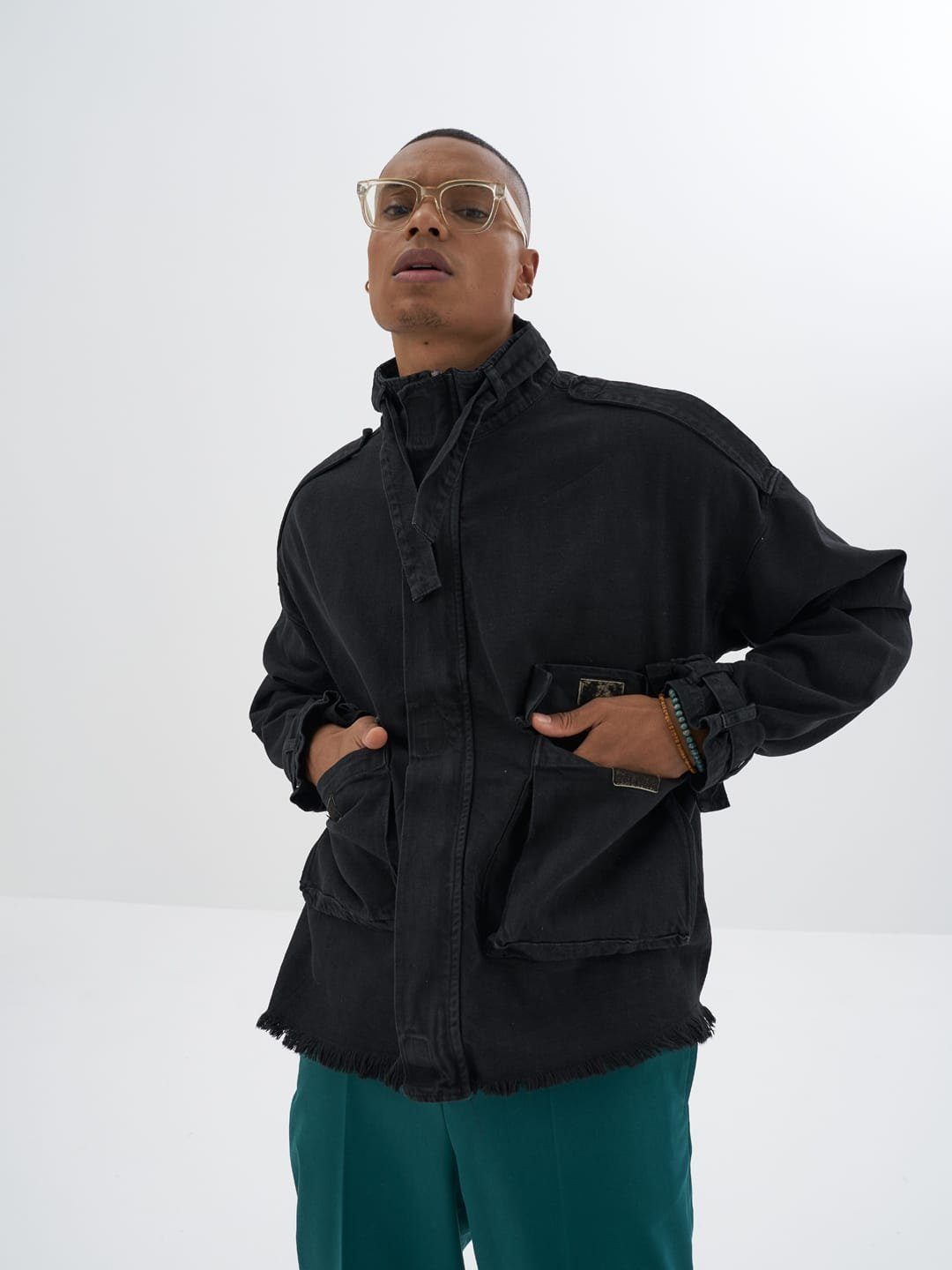 OSSY HOMER Jeansjacke Jeans Jacke 100% Cotton Baumwolle Oversize Übergangsj günstig online kaufen