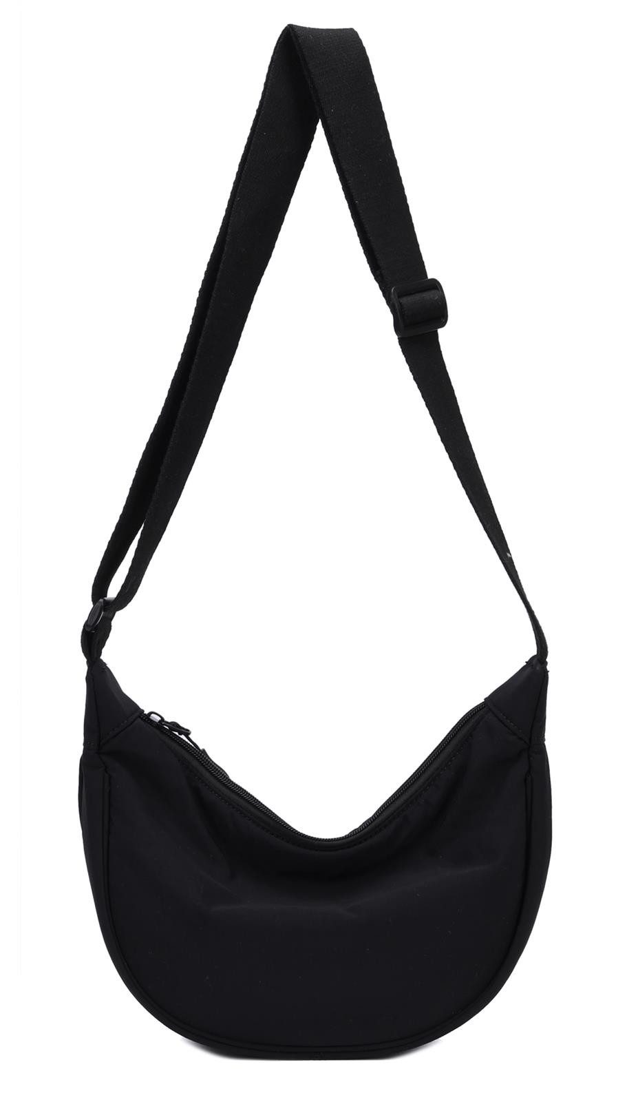 ITALYSHOP24 Schultertasche Damen Tasche Runde Brusttasche MOON Bag CrossBod günstig online kaufen