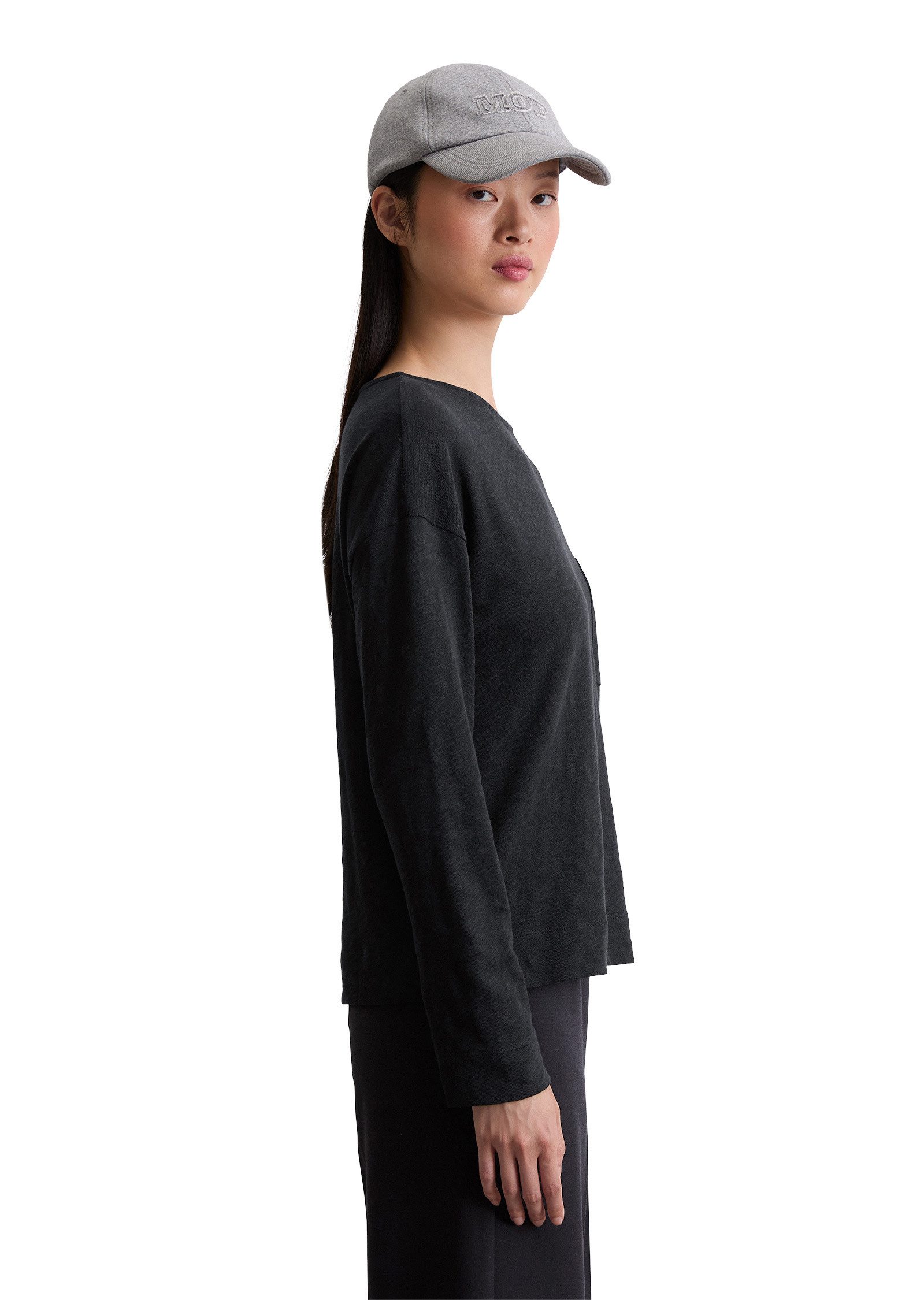 Marc O'Polo Langarmshirt aus Slub Jersey günstig online kaufen