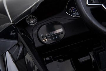 Toys Store Elektro-Kinderauto Kinder Elektro Auto Audi TT RS Cabrio mit Fernbedienung USB und MP3, Belastbarkeit 35 kg, AUX-/USB-Anschluss, MP3 Hupe und Motorsound am Lenkrad, Fernsteuerung