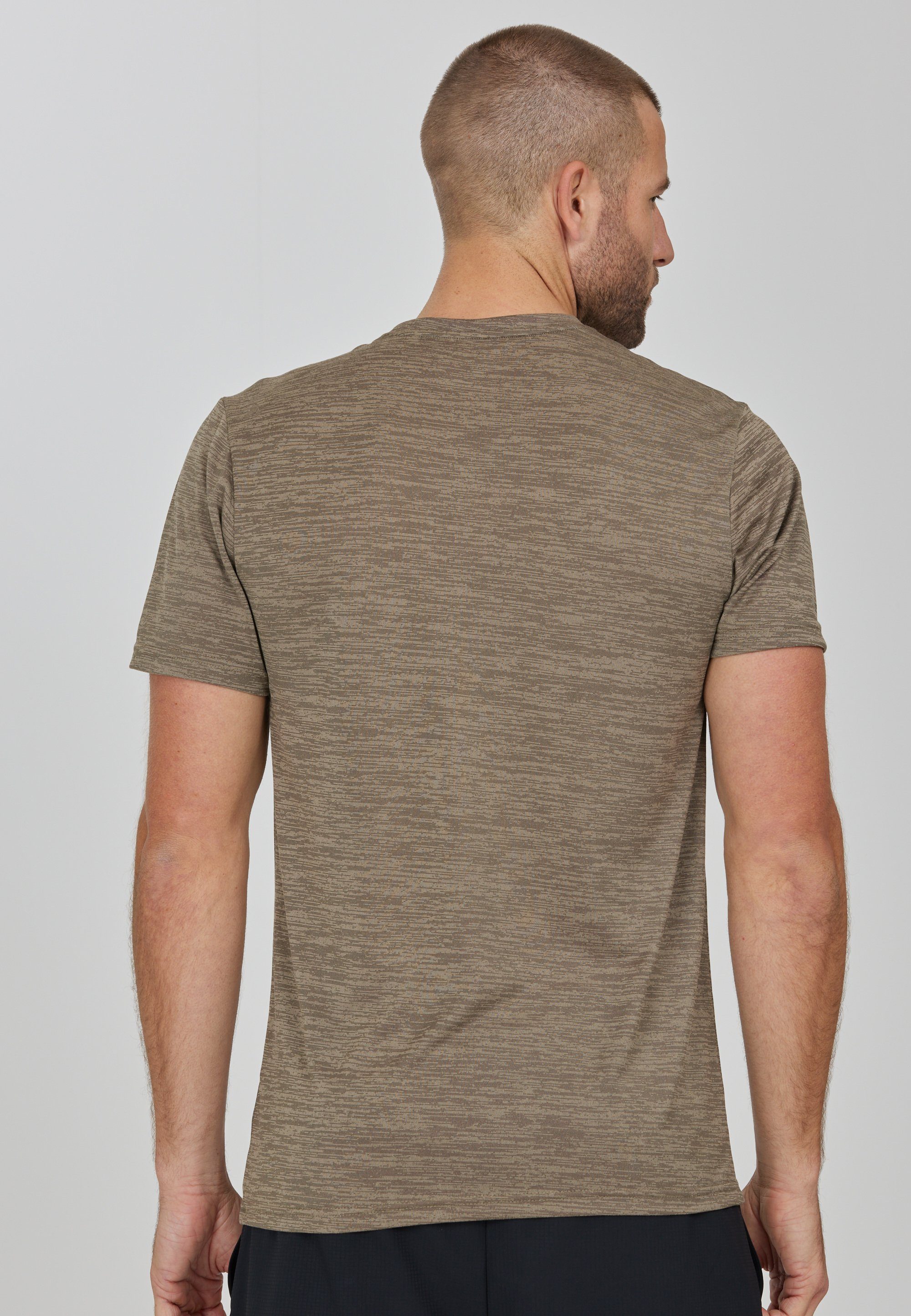 ENDURANCE Funktionsshirt mit PORTOFINO Dry-Technologie (1-tlg) praktischer Quick braun