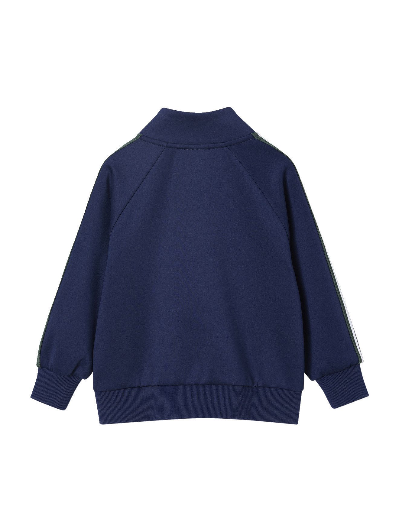 vertbaudet Fleecepullover Jungen mit Stehkragen und Brustprint